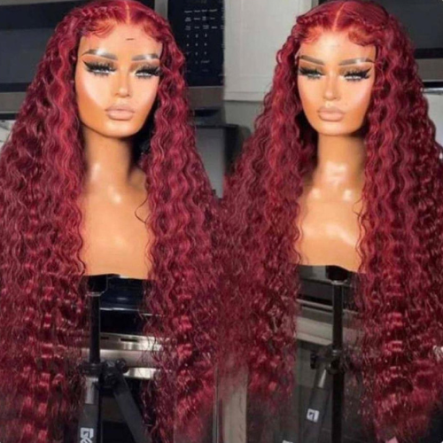 Red Water Wave Wig